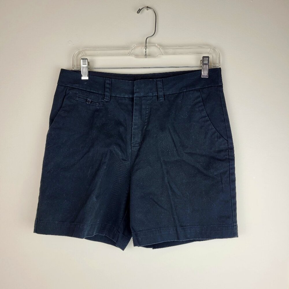 Cherokee chino black trouser shorts cotton normcore vacation casual preppy 4